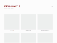 Tablet Screenshot of kevincdoyle.com